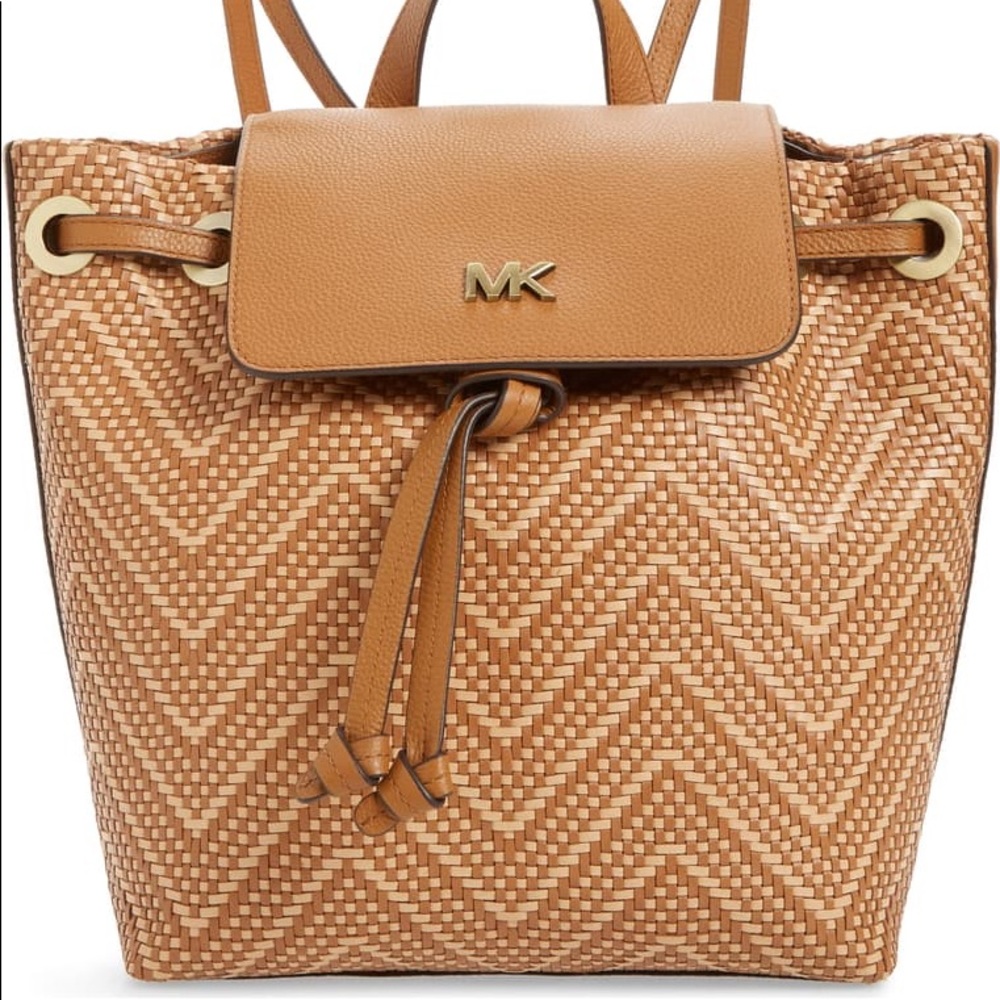 Michael Kors Woven Backpack